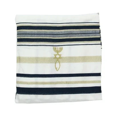 Tallit Prayer Shawl Plus Size Polyester and Talit Bag