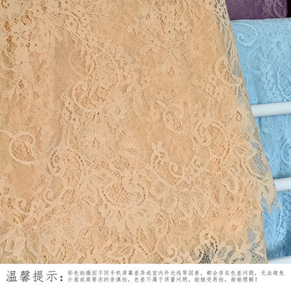 150cm Width 3Meters/lot Off White French Chantilly Lace Fabric