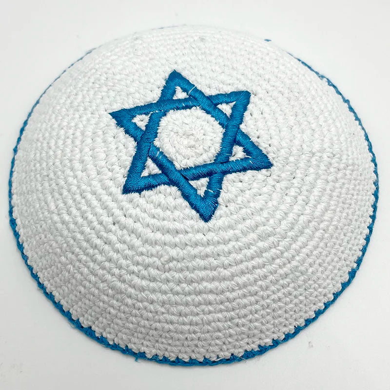 Jewish Kippot Hand Made Prayer Hat 16-18cm