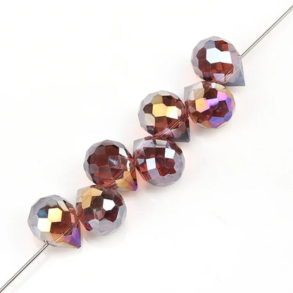 10*8mm Czech Crystal Waterdrop Beads Shiny Faceted Glass Strawberry Beads