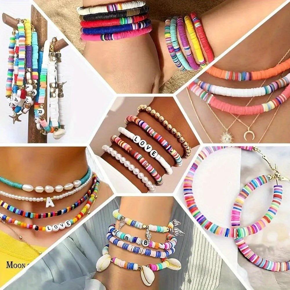 Assorted Polymer Clay Beads Kit