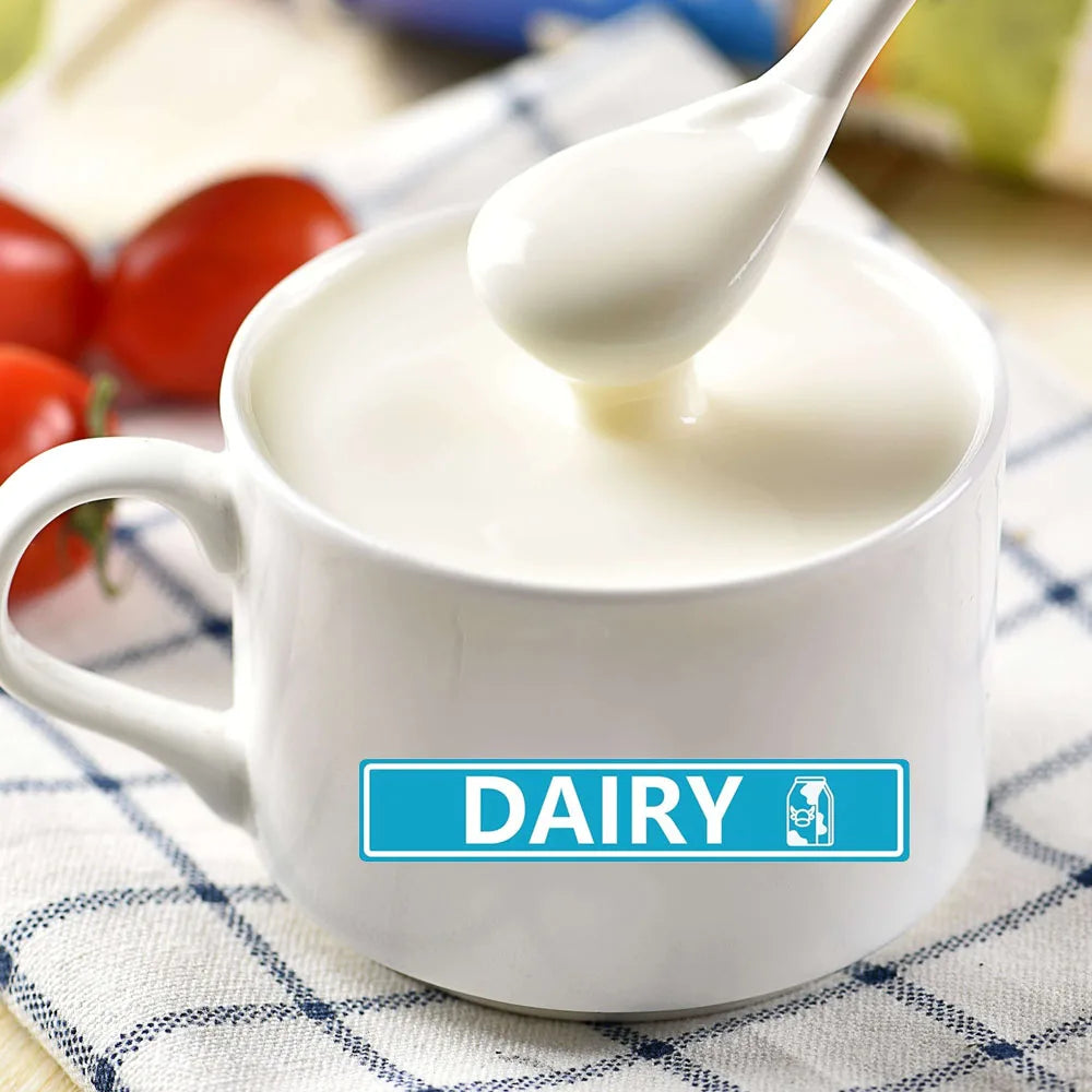 120 Pcs Kosher Labels Meat Dairy Parve Stickers 1.5x0.25inch