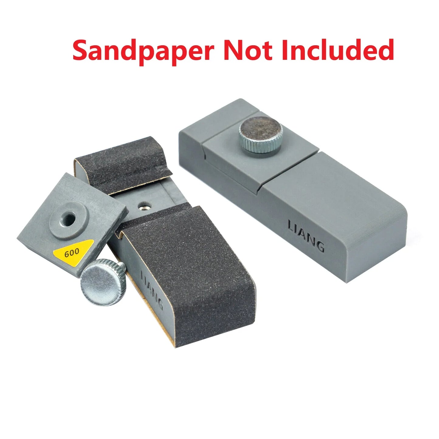 Metal Sandpaper Holder  Grinding Polish Tool Glue-free
