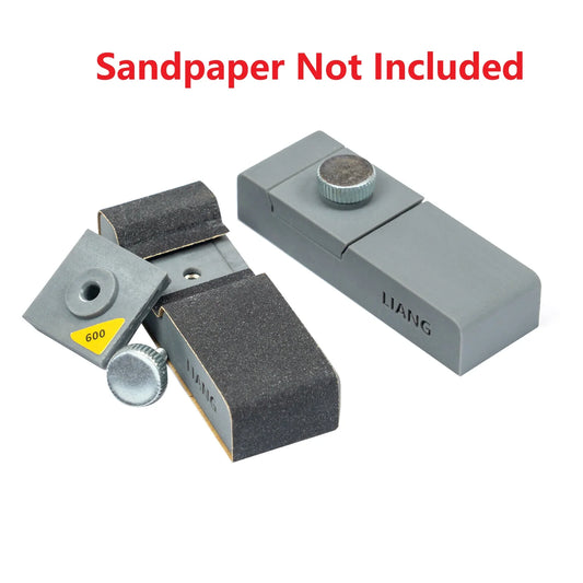 Metal Sandpaper Holder  Grinding Polish Tool Glue-free