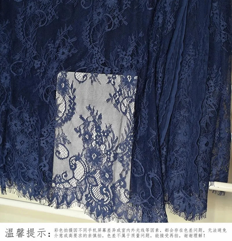 150cm Width 3Meters/lot Off White French Chantilly Lace Fabric