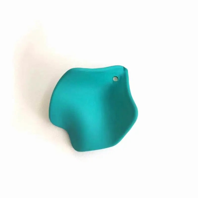 50pcs Acrylic Multicolor Flower Petal Beads