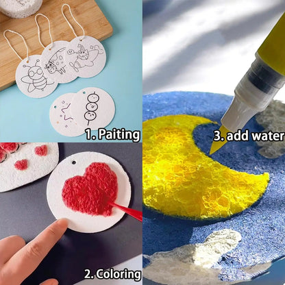 3D Puffy Foam Texture Painting Paper