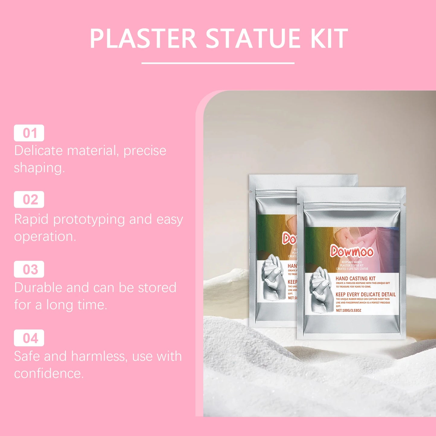 Handprint Mold Powder Kit 3D