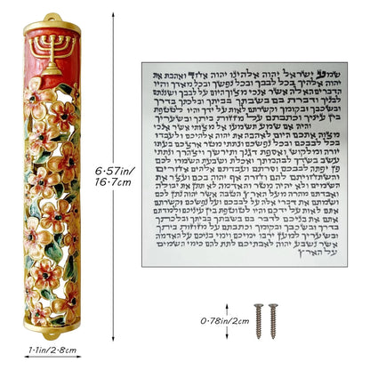1/3Pcs Multiple Sizes Door Mezuzah  With Paper Roll Creative