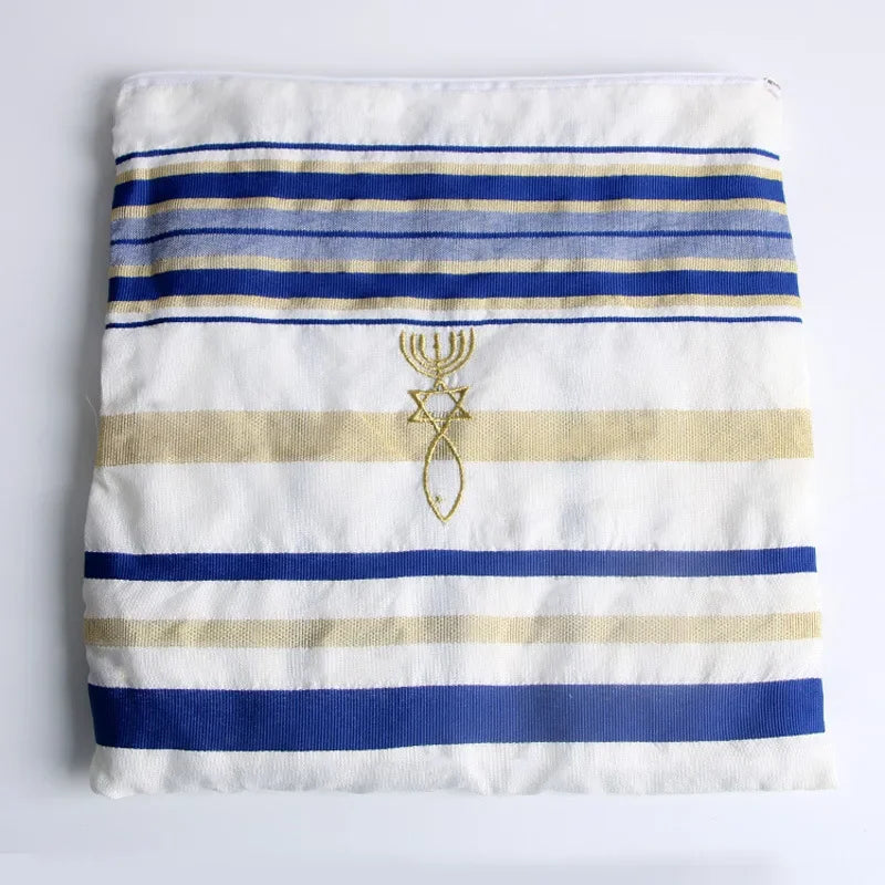 Tallit Prayer Shawl Plus Size Polyester and Talit Bag