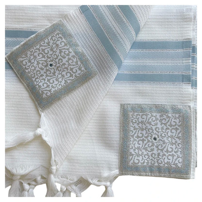 Jewish Kosher Tallis 100% Wool Non-slip Traditional  Prayer Shawl