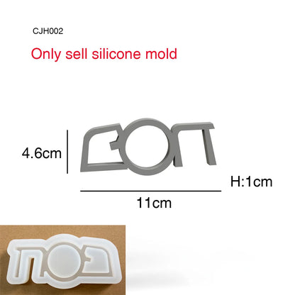 Judaica Silicone Mold Napkin Ring
