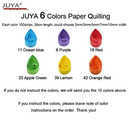 390mm Length 60 Single Colors Paper Quilling
