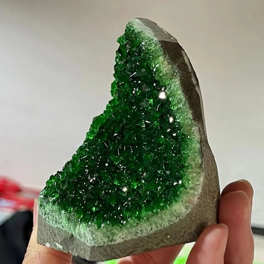200-300g Green Geode Quartz crystals