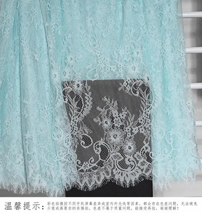 150cm Width 3Meters/lot Off White French Chantilly Lace Fabric
