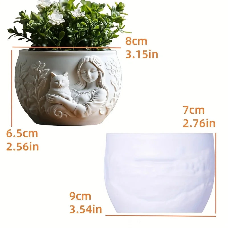 Venus Goddess Statue Vase Resin Silicone Mold