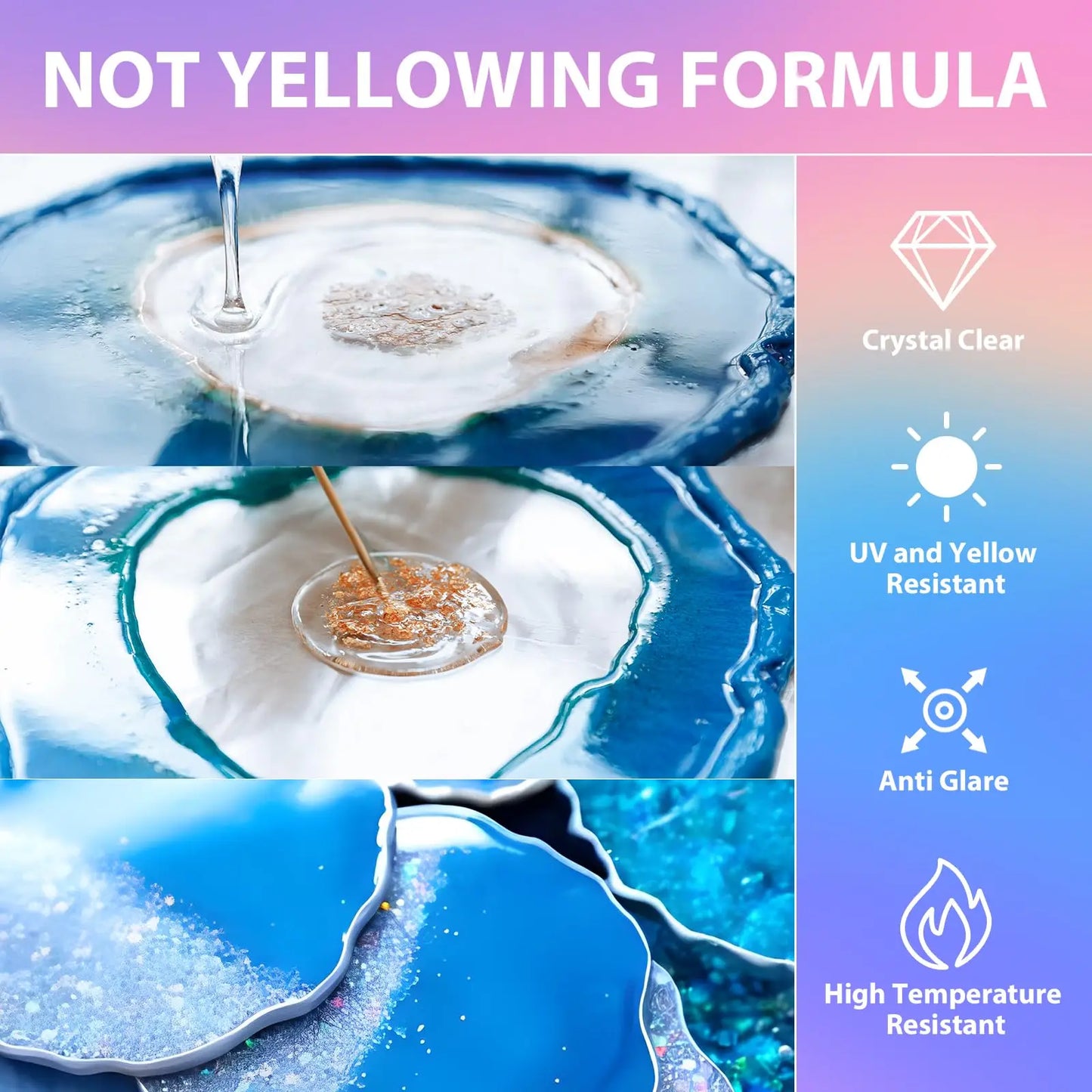 500ml Fast Drying Epoxy Resin w/ Supplies