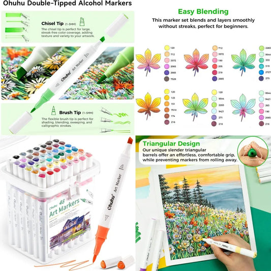 Alcohol Based Dual tip Markers