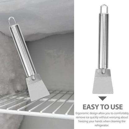 Easy to Clean Kitchen Cleaning Scraper Stainless Steel for Pot Bottom, Stove ,Tile Grill, Stubborn Stains