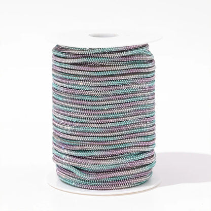 10yards 4mm Crystal Rhinestone Cord Trim Glass Diamond Rope