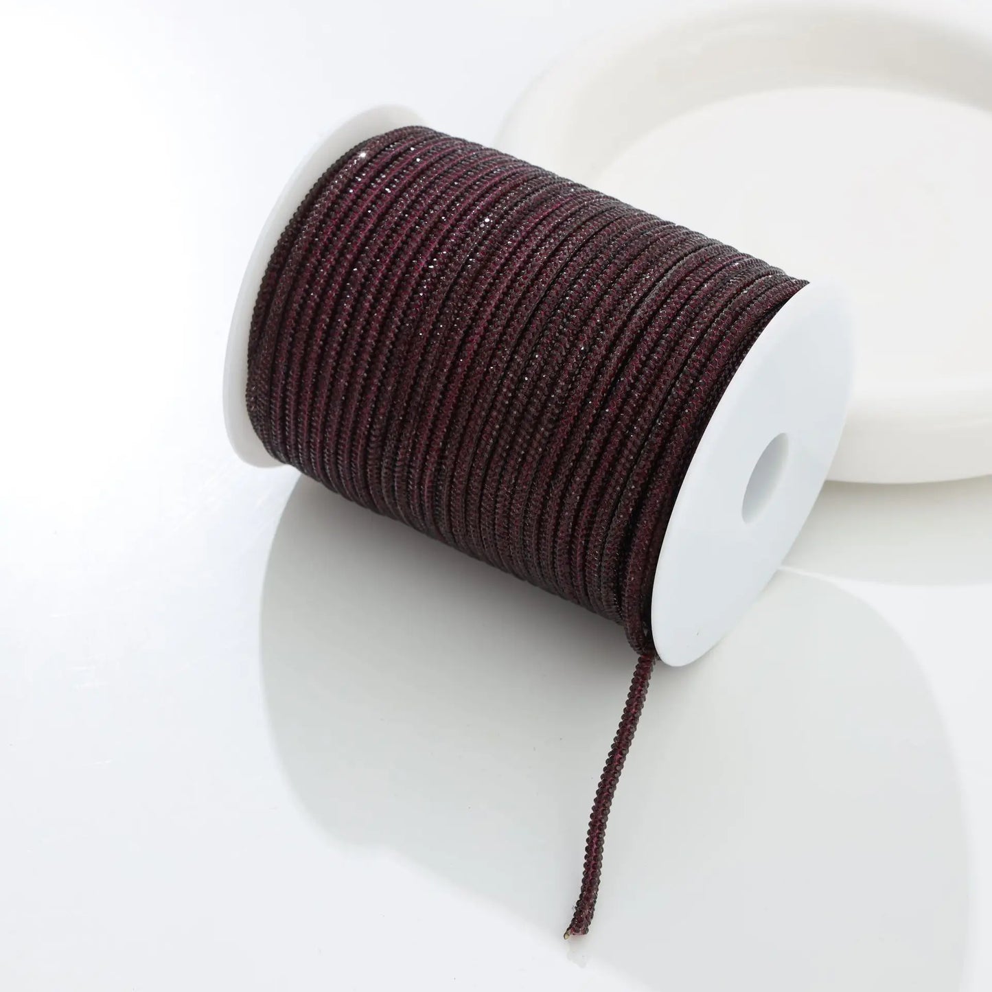 10yards 4mm Crystal Rhinestone Cord Trim Glass Diamond Rope