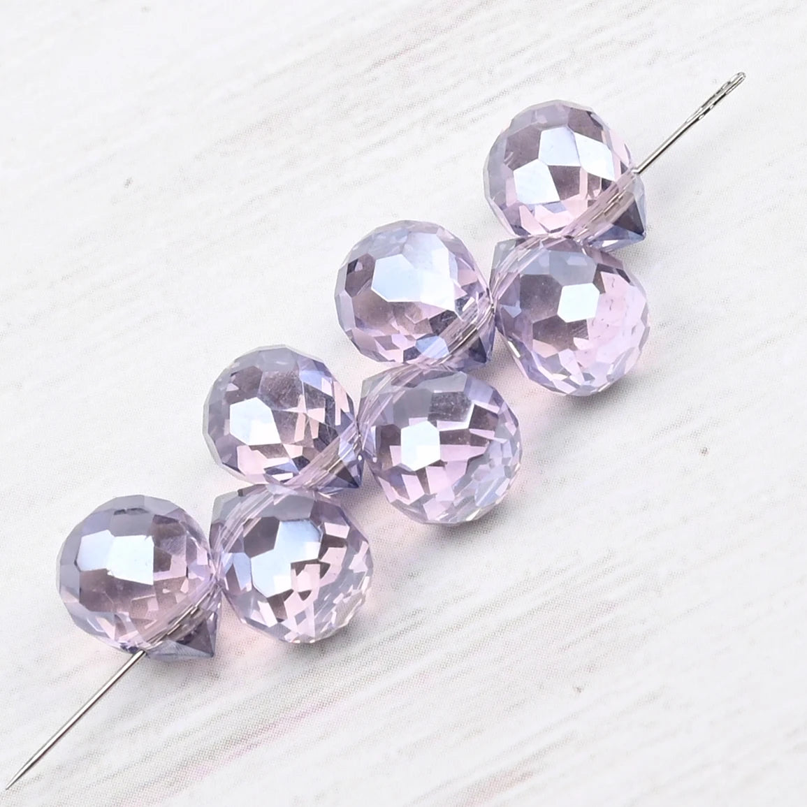10*8mm Czech Crystal Waterdrop Beads Shiny Faceted Glass Strawberry Beads