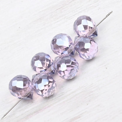 10*8mm Czech Crystal Waterdrop Beads Shiny Faceted Glass Strawberry Beads