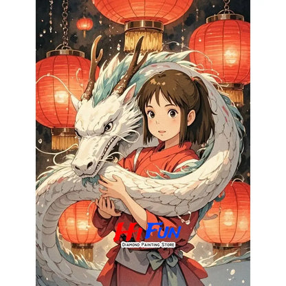 5D DIY Diamond Painting Golden Dragon Embroidery Mosaic Stitch