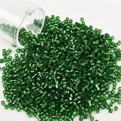 2000pcs Japan Glass Silver Lined Beads 11/0 Uniform Glass Seedbeads