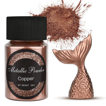 6 Color Metallic Gold Silver  Pigment Pearlescent Colorant Pearl Pigment Dye UV Resin Epoxy Color