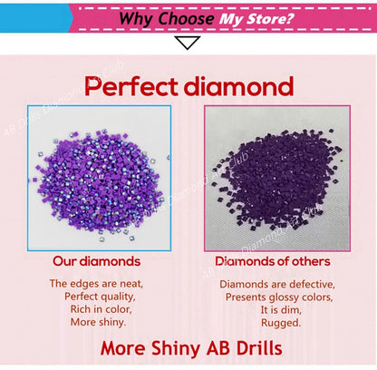 5D DIY AB Drills Diamond Painting Heavy Metal Rock Kiss Band Cross Stitch Kit