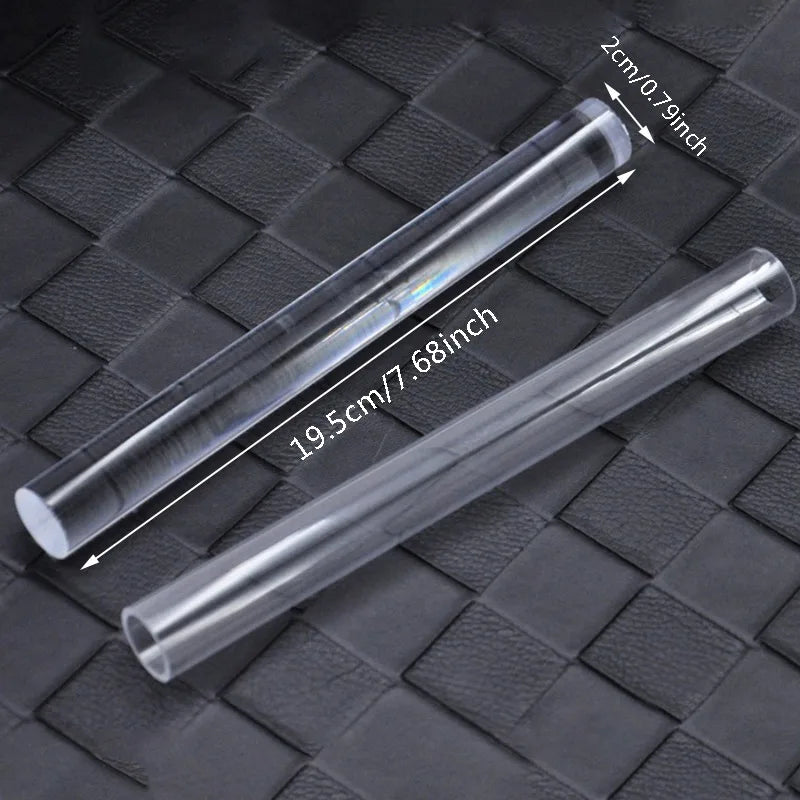 1/2pcs Acrylic Rolling Pin Roller Solid Clay