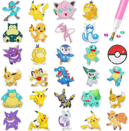 5D Diamond Painting Cartoon Pikachu Pokémon