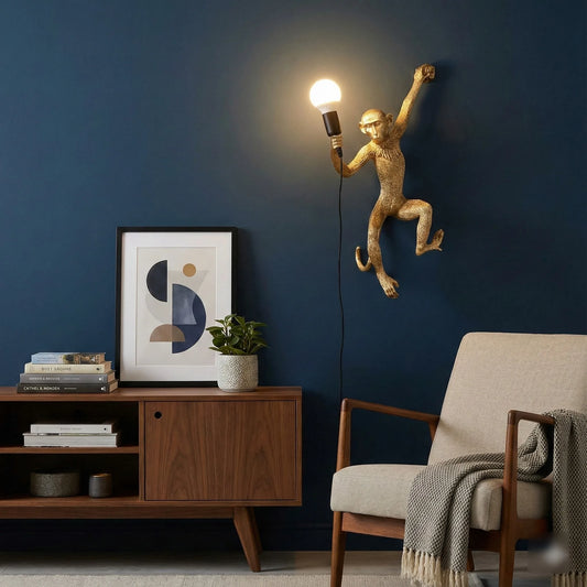 Modern Monkey Wall Light