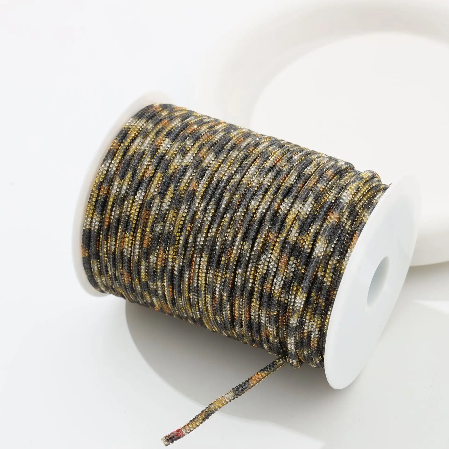 10yards 4mm Crystal Rhinestone Cord Trim Glass Diamond Rope