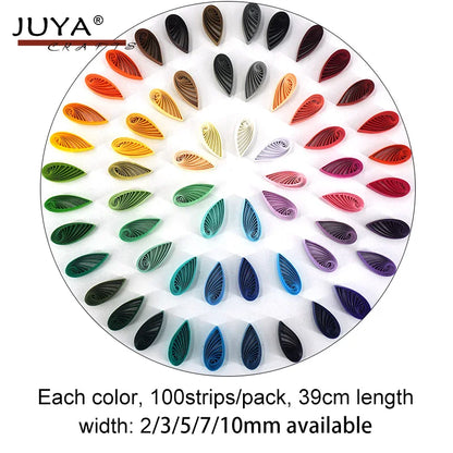 390mm Length 60 Single Colors Paper Quilling
