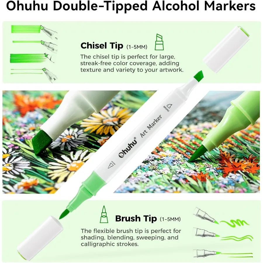 Alcohol Based Dual tip Markers