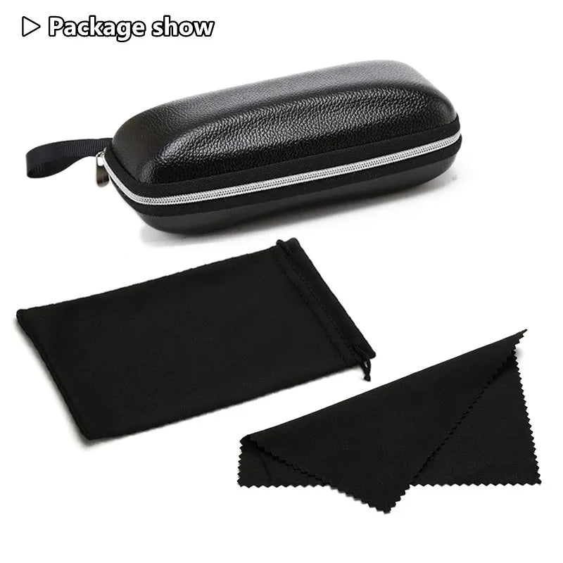 Polygon Photochromic Anti Blue Light  Reading Hyperopia Eyeglasses