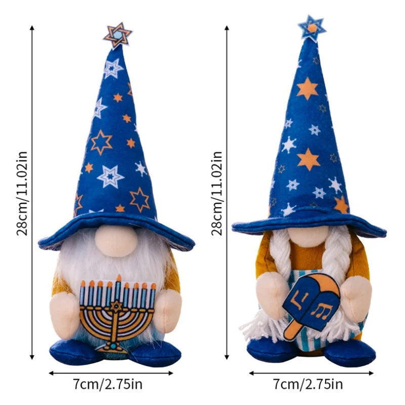 Jewish Holiday Decoration Faceless Doll Gnome
