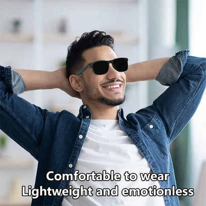 Smart Glasses With Remote Control,Touch Recording, Translator, Voice Assistant,  Bluetooth Wireless Calling
