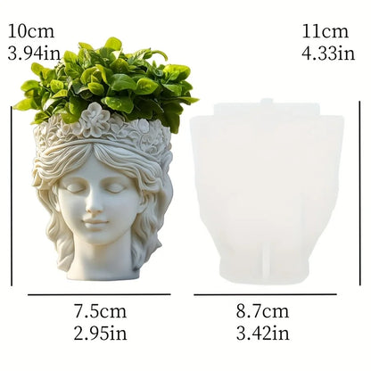 Venus Goddess Statue Vase Resin Silicone Mold