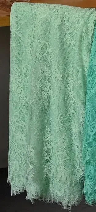 150cm Width 3Meters/lot Off White French Chantilly Lace Fabric