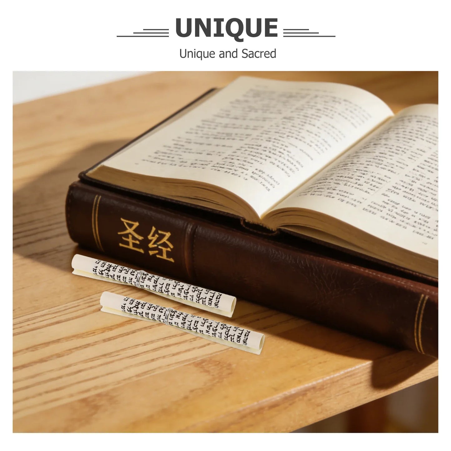 15Pcs Jewish Kosher Mezuzah with Hebrew Blessing on Parchment Scrolls