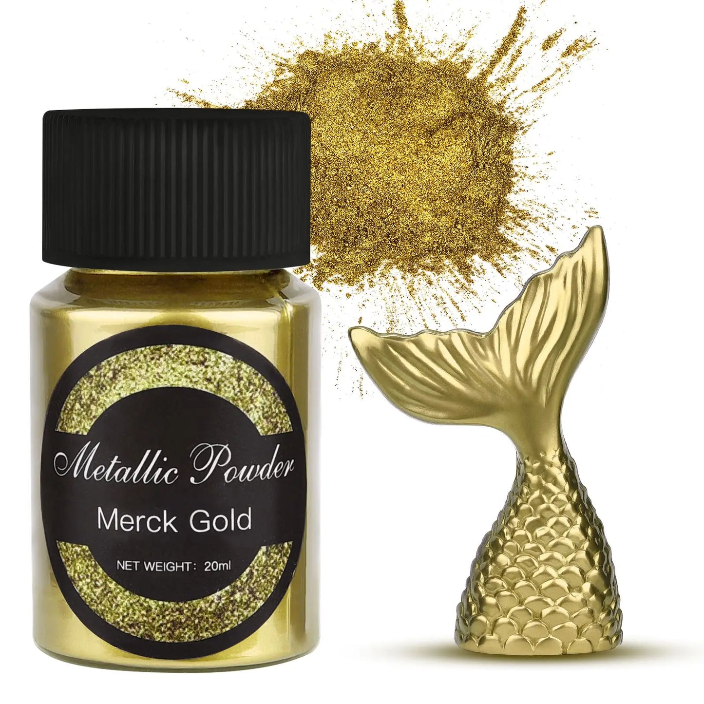 6 Color Metallic Gold Silver  Pigment Pearlescent Colorant Pearl Pigment Dye UV Resin Epoxy Color