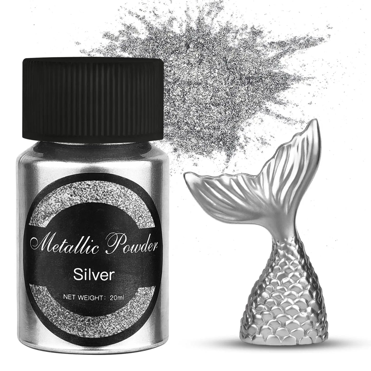 6 Color Metallic Gold Silver  Pigment Pearlescent Colorant Pearl Pigment Dye UV Resin Epoxy Color