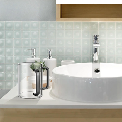 Acrylic Hand Washing Cup with Dual Handles