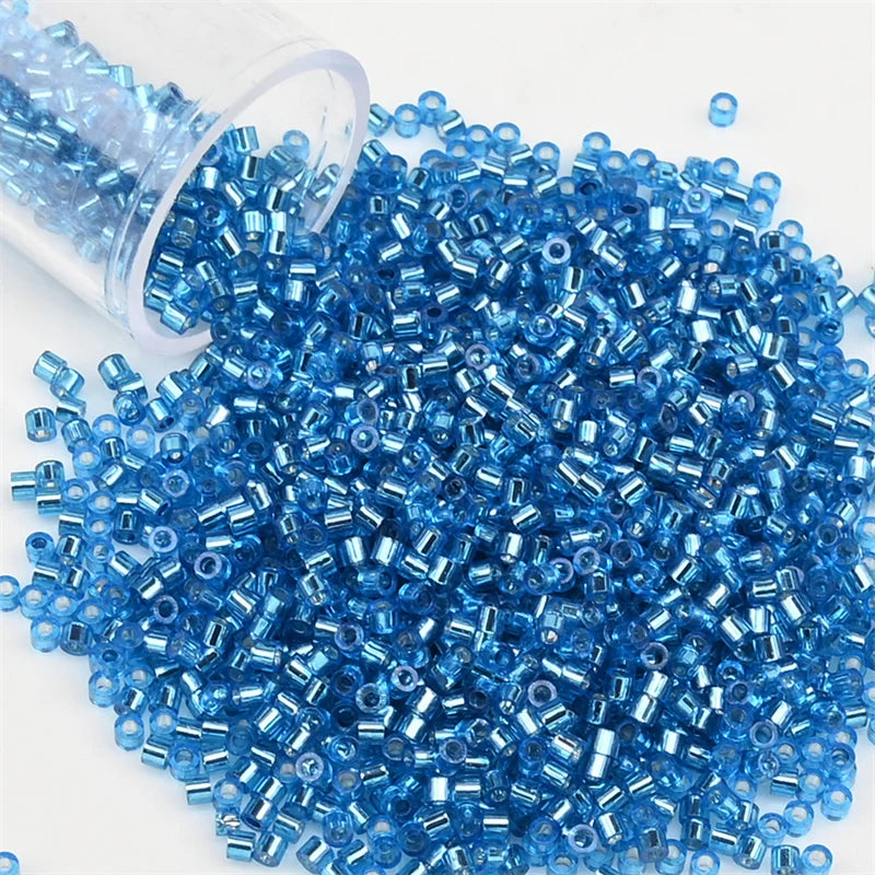 2000pcs Japan Glass Silver Lined Beads 11/0 Uniform Glass Seedbeads