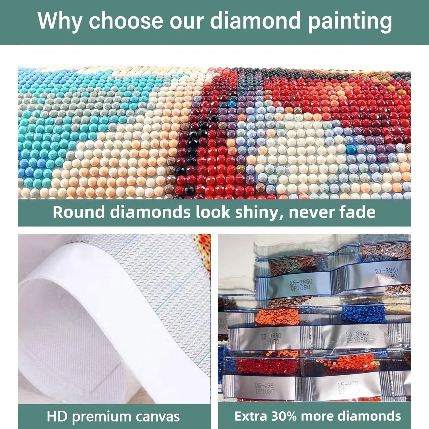 12x16 Inch 5D  Art Floral Butterfly Diamond Painting Kit