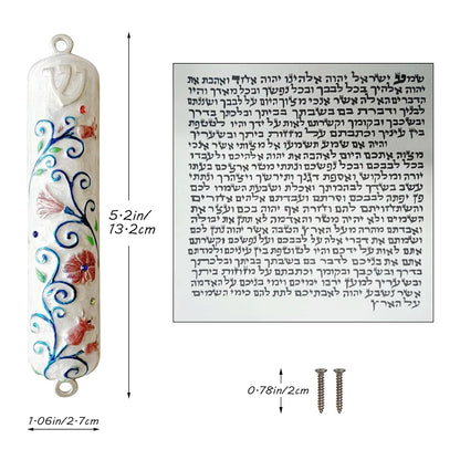 1/3Pcs Multiple Sizes Door Mezuzah  With Paper Roll Creative