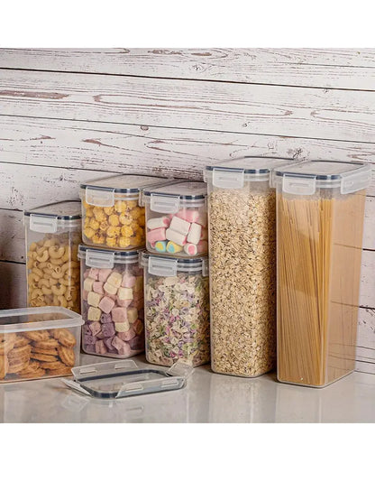 24pcs moisture-proof airtight food storage containers, dishwasher safe with labels